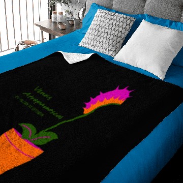 Discover Venus flytrap, an endangered species Baby Blankets