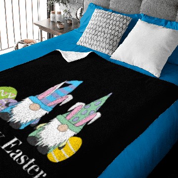 Discover Gappy Easter Garden Gnomes Baby Blankets