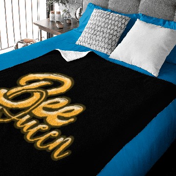 Discover Bee queen Baby Blankets