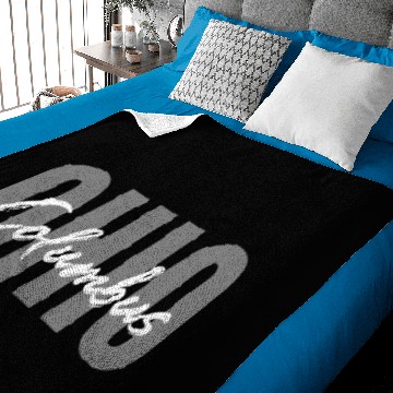 Discover Columbus Ohio Baby Blankets
