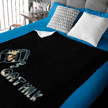 Discover Oat Milk Spilling Baby Blankets