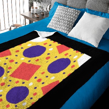 Discover Polka dots pattern design yellow Baby Blankets