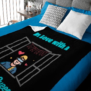 Discover In Love With a Drama Queen Baby Blankets