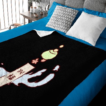 Discover lime green oriental chime ornament Baby Blankets