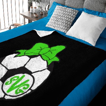 Discover Soccer Monogram Baby Blankets
