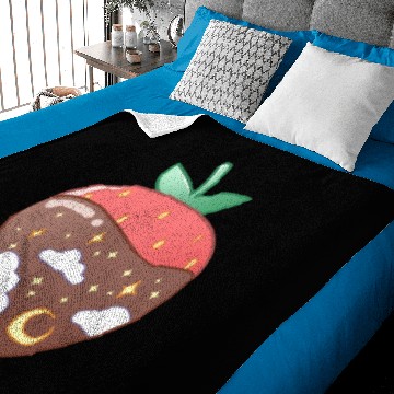 Discover Dark Chocolate Strawberry Baby Blankets