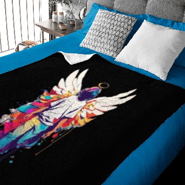 Discover Angel with no face Baby Blankets