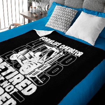 Discover Forklift Operator Forklifter Retired Baby Blankets