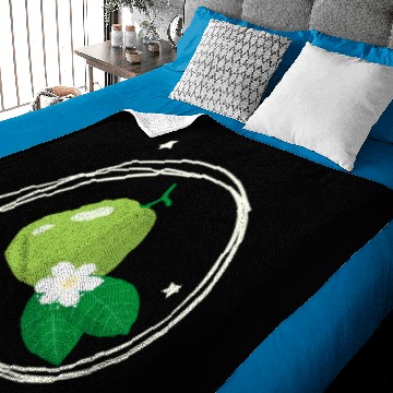 Discover Guava With Flower And Leaves Baby Blankets