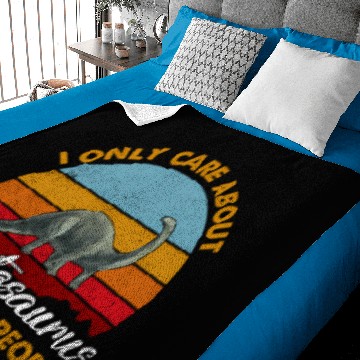 Discover Style Sunset Brontosaurus Baby Blankets