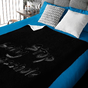 Discover Stop being an asshole Baby Blankets