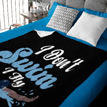 Discover I Don't Swim I Fly 3 Baby Blankets