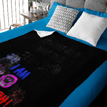 Discover I am enough Baby Blankets