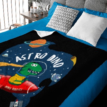 Discover Astro Dino Baby Blankets