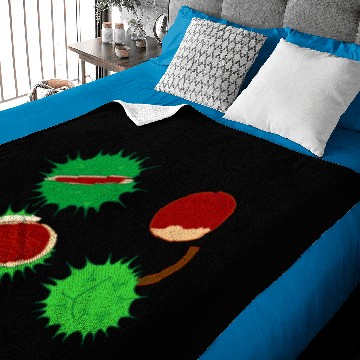 Discover Autumn chestnuts Baby Blankets