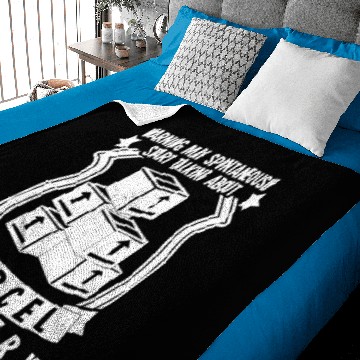 Discover Package Messenger Postbote Parcel Delivery Company Baby Blankets