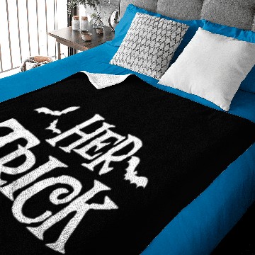 Discover Halloween Her Trick Baby Blankets