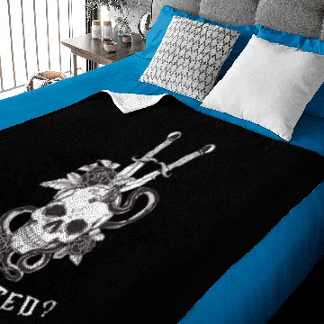 Discover Who farted skull Baby Blankets