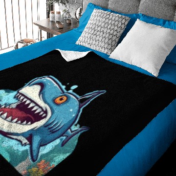 Discover Shark Attack Baby Blankets