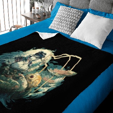 Discover Ningyo and Kappa (Japanese Folklore) Ramen Baby Blankets