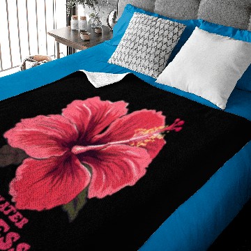 Discover Surfing Girl Hibiscus Baby Blankets