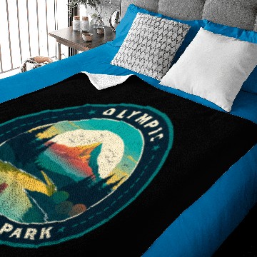 Discover Olympic National Park Baby Blankets