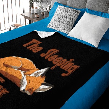 Discover The Sleeping Fox a cute fox sleeping Baby Blankets