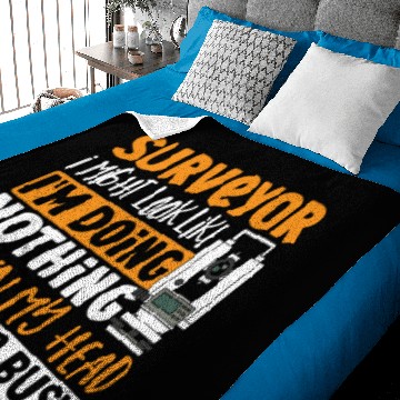 Discover Surveyor I Might Look Like I'm Doing Nothing Baby Blankets