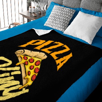 Discover Pizza King Baby Blankets