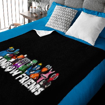 Discover Rainbow Friends Baby Blankets