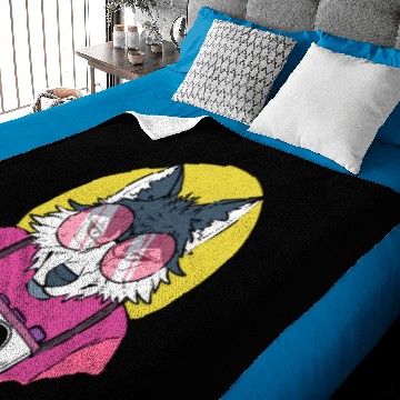 Discover Hipster Wolf Wolves Expert Baby Blankets