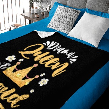 Discover Drama Queen Crown Theater Baby Blankets