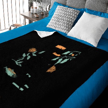 Discover Murakami s cat Baby Blankets