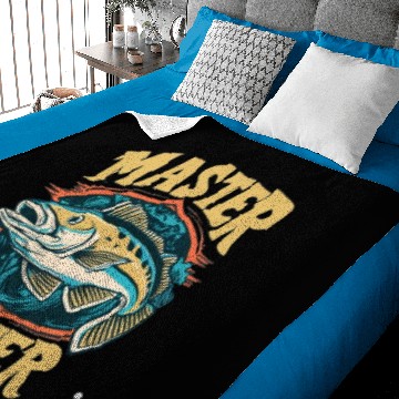 Discover Fishing Master Baiter Fish Baby Blankets