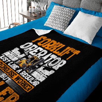 Discover Forklift Operator Warehouse Worker Baby Blankets
