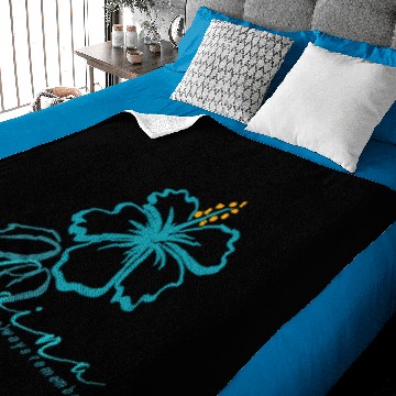 Discover Blue Hibiscus: Lahaina - Always Remember Baby Blankets