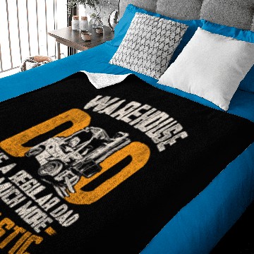 Discover Forklift Operator Dad Baby Blankets