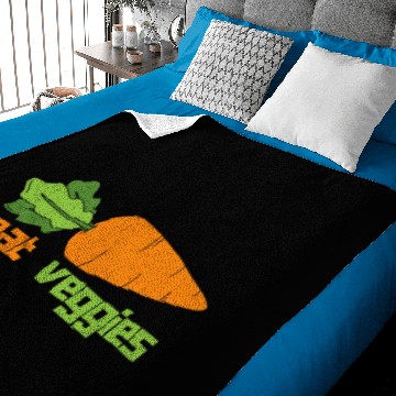 Discover Gift For Vegan, Eat Your Veggies Baby Blankets
