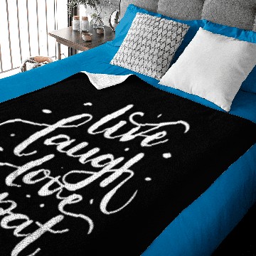 Discover Live laugh love repeat Baby Blankets