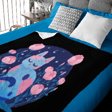 Discover Peony cat Baby Blankets