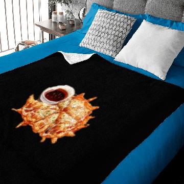 Discover Crab Rangoon Delight Baby Blankets