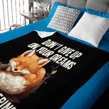 Discover Sleeping Fox Sleepyhead Napping Sleep Fox Lover Baby Blankets