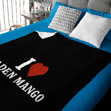 Discover I Love Haden Mango Baby Blankets