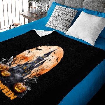 Discover Halloween pumpkin Baby Blankets