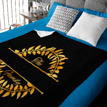 Discover Family name monogram Baby Blankets