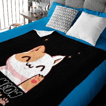 Discover cat meow Baby Blankets