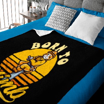 Discover Lineman Pole Born To Climb Cat Baby Blankets