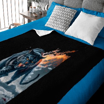 Discover Wild Black Panther Baby Blankets