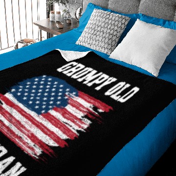 Discover grumpy old veteran Baby Blankets