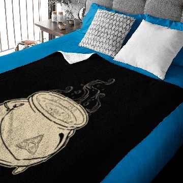 Discover Boiling Magic Cauldron Illustration Baby Blankets